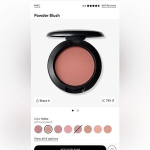Mac Powder Blush in Melba